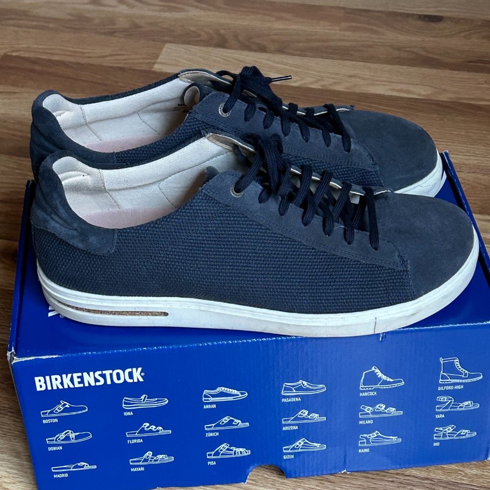 Birkenstock Bend Low Midnight Blue Suede and Canvas